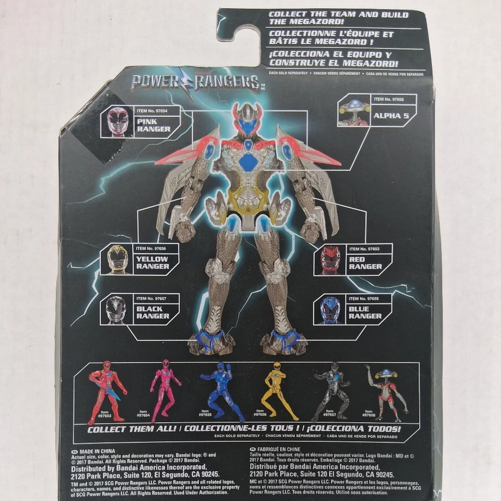Limited Edition Saban's Power Rangers Build A Megazord Legacy Alpha 5 Figure - Picture 2 of 4